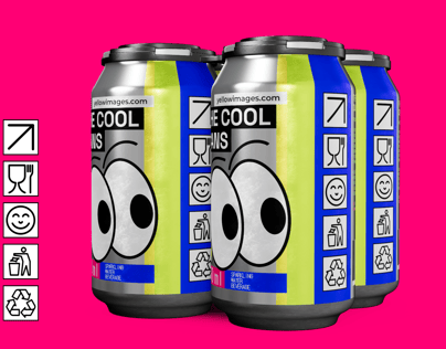 ProVisual —  4 Pack 330ml Can Carrier 3D mockup and 3D model - customize online now