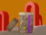 ProVisual — Opened Paper Tube 3D mockup and 3D model - try it now 