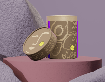 ProVisual — Opened Paper Tube 3D mockup and 3D model - try it now 