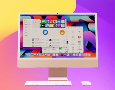 ProVisual — iMac 24 Inch Set 3D mockup and 3D model - explore every detail now