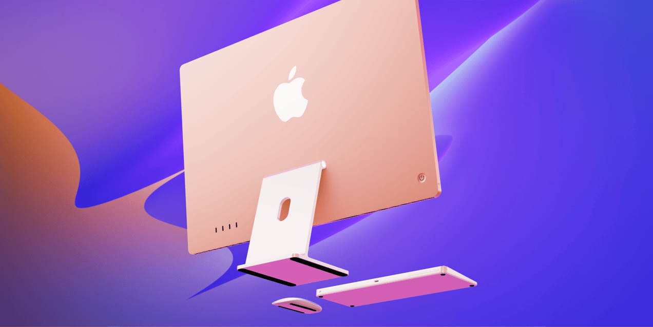 ProVisual — iMac 24 Inch Set 3D mockup and 3D model - explore every detail now