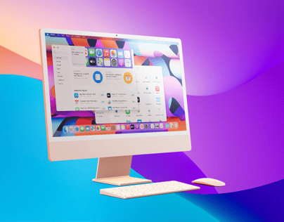 ProVisual — iMac 24 Inch Set 3D mockup