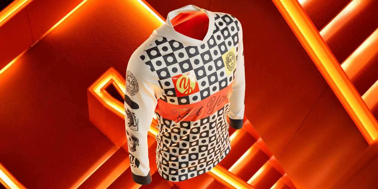 ProVisual — Hooded Long Sleeve T-shirt 3D mockup
