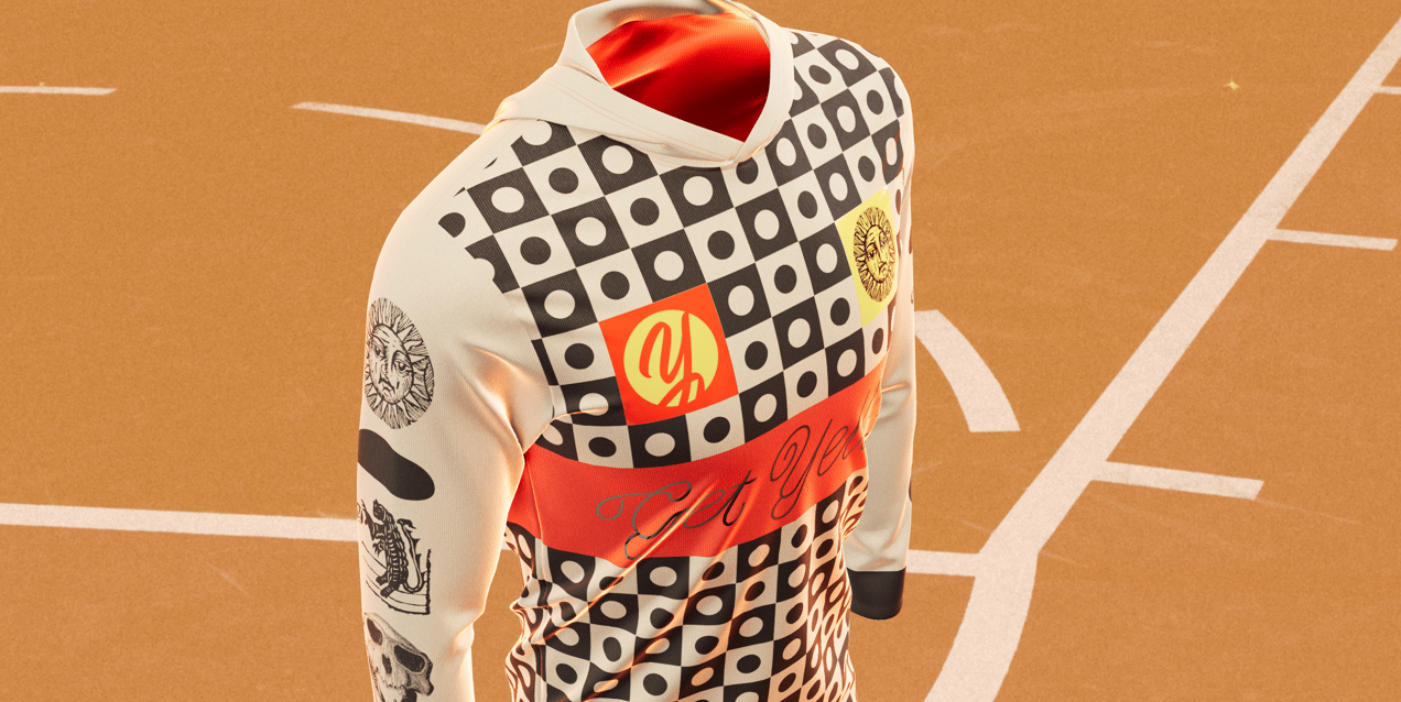 ProVisual —  Hooded Long Sleeve T-shirt 3D mockup and 3D model - customize online now