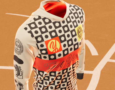ProVisual —  Hooded Long Sleeve T-shirt 3D mockup and 3D model - customize online now