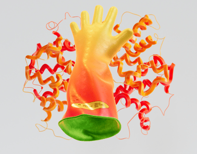 ProVisual — Long Heavy Duty Rubber Glove 3D mockup