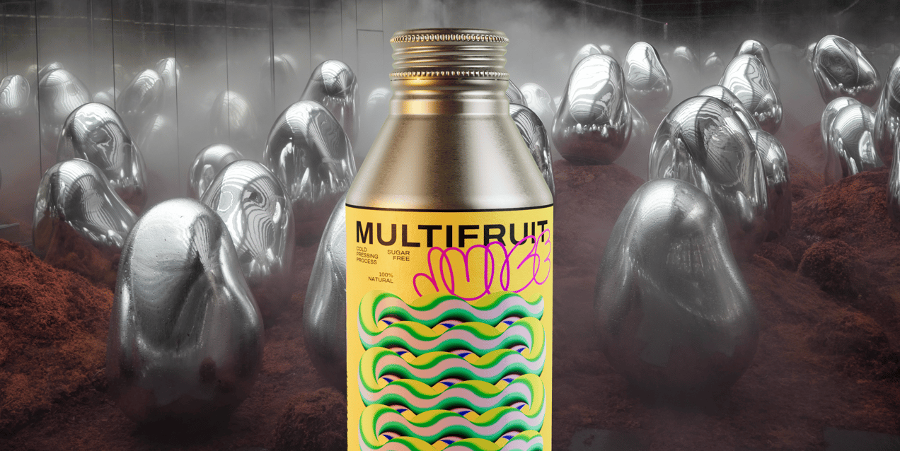 ProVisual — 500ml Aluminium Bottle Mockup 3D mockup