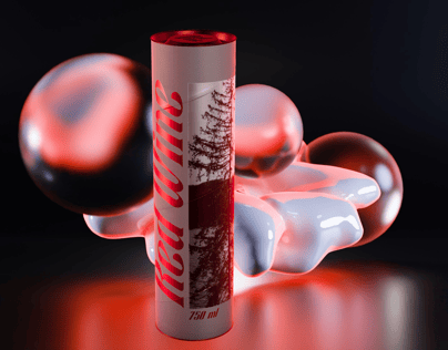 ProVisual —  Beverage Paper Tube 3D mockup and 3D model - try it now and get yours today