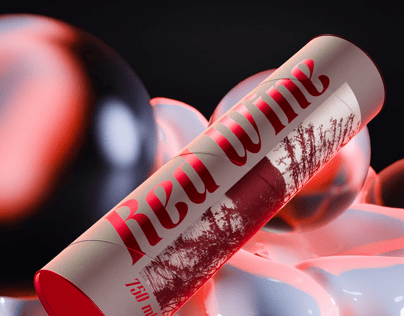 ProVisual — Beverage Paper Tube 3D mockup