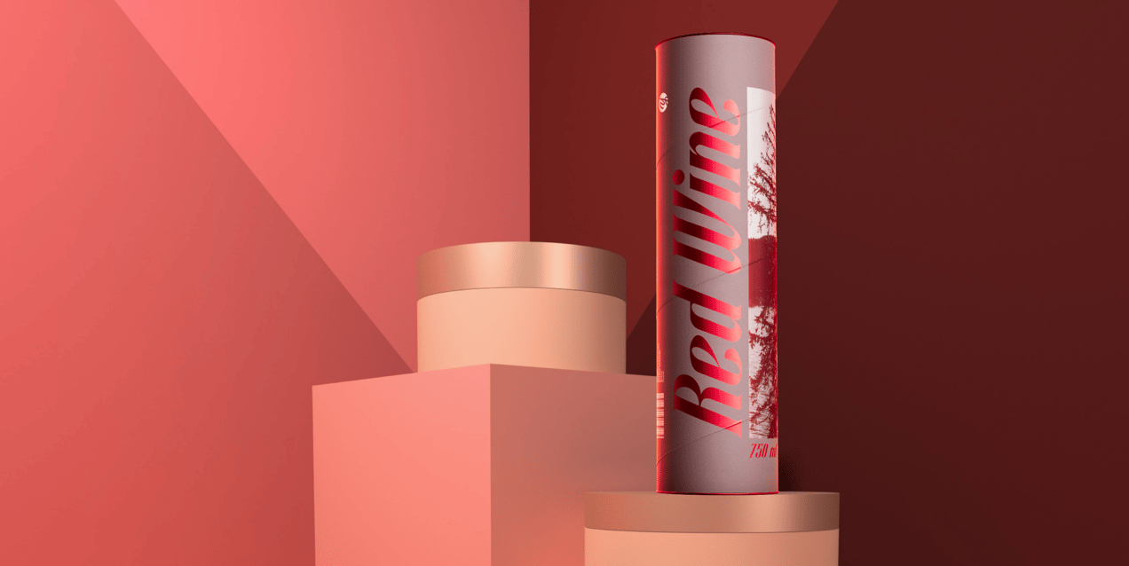 ProVisual —  Beverage Paper Tube 3D mockup and 3D model - try it now and get yours today