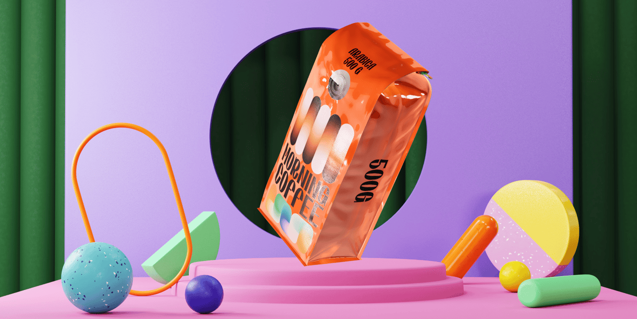 ProVisual — Coffee Bag Mockup 3D mockup
