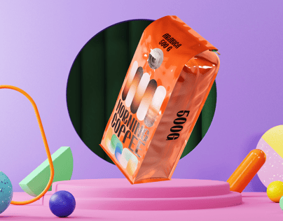 ProVisual — Coffee Bag Mockup 3D mockup