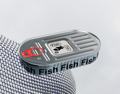 ProVisual —  200g Fish Can 3D mockup and 3D model - see every detail and customize online