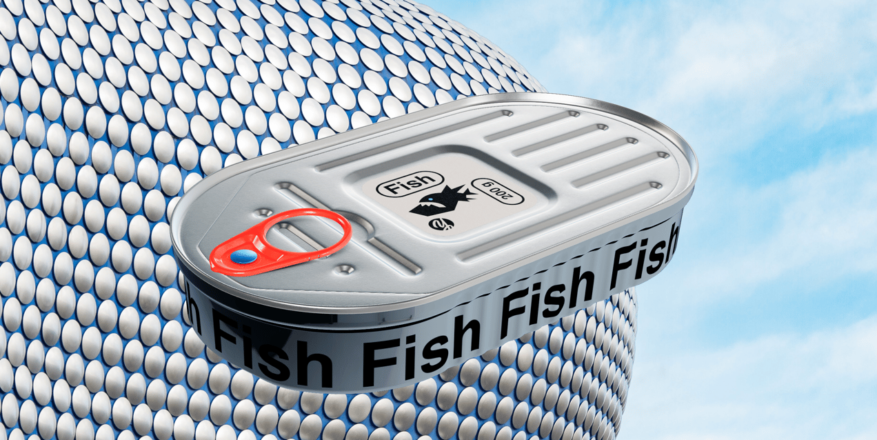 ProVisual — 200g Sardine Can 3D mockup