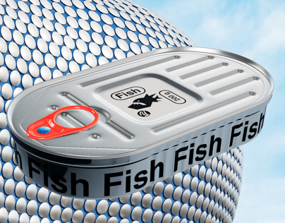 ProVisual — 200g Sardine Can 3D mockup