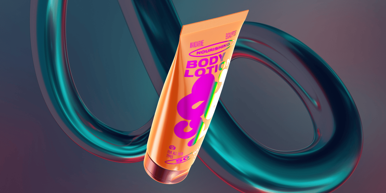 ProVisual — 50ml Cosmetic Tube 3D mockup