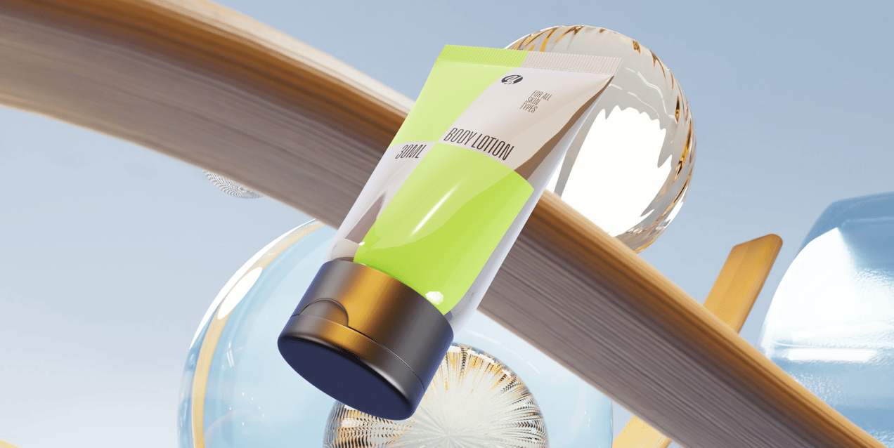 ProVisual —  30ml Cosmetic Tube 3D mockup and 3D model - visualize online now