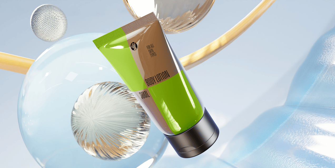 ProVisual —  30ml Cosmetic Tube 3D mockup and 3D model - visualize online now