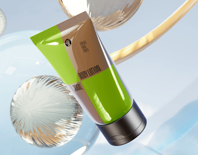 ProVisual —  30ml Cosmetic Tube 3D mockup and 3D model - visualize online now