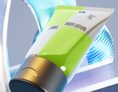 ProVisual — 30ml Cosmetic Tube 3D mockup
