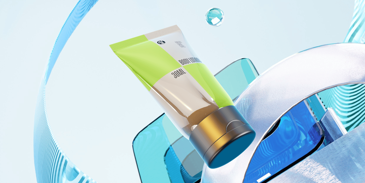 ProVisual —  30ml Cosmetic Tube 3D mockup and 3D model - visualize online now