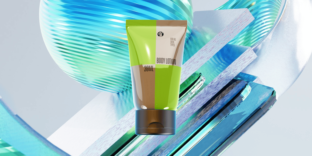 ProVisual —  30ml Cosmetic Tube 3D mockup and 3D model - visualize online now