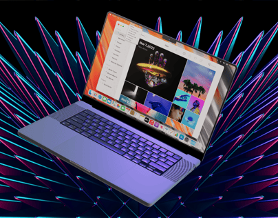 ProVisual —  MacBook Pro 2021 16 Inch 3D mockup and 3D model - try it now and get yours today