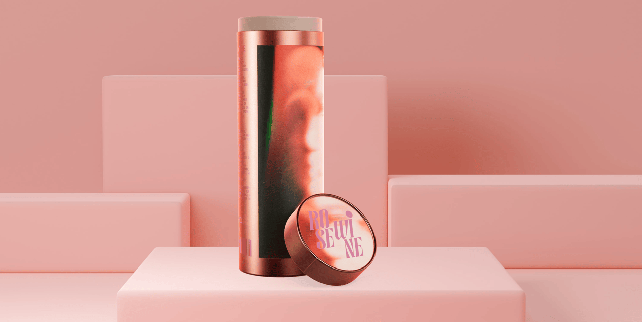 ProVisual —  Opened Long Paper Tube 3D mockup and 3D model - create your perfect project online
