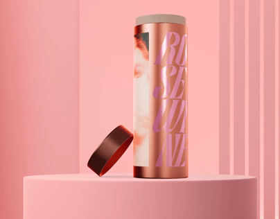 ProVisual —  Opened Long Paper Tube 3D mockup and 3D model - create your perfect project online
