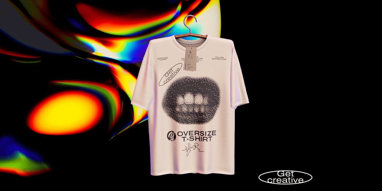 ProVisual —  T-Shirt on Hanger 3D mockup and 3D model - see every detail and customize online