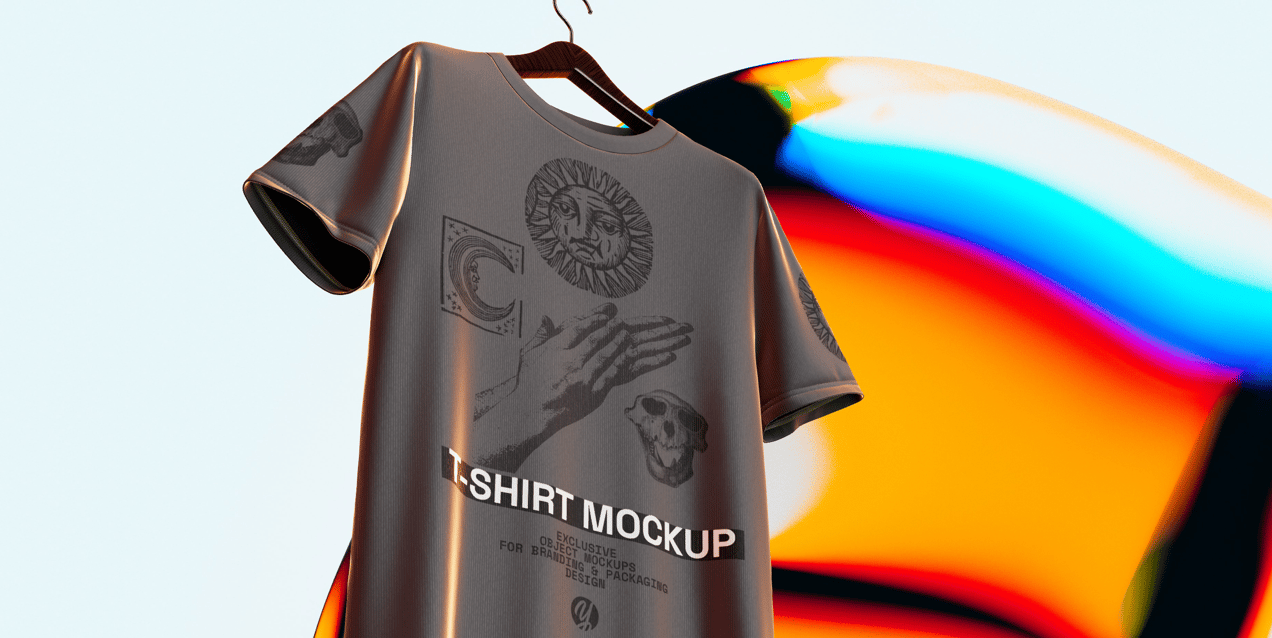 ProVisual —  T-Shirt on Hanger 3D mockup and 3D model - try it now and get yours today