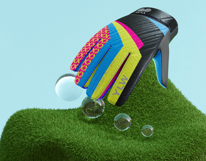 ProVisual —  Soccer Goalkeeper Glove 3D mockup and 3D model - create your perfect project online