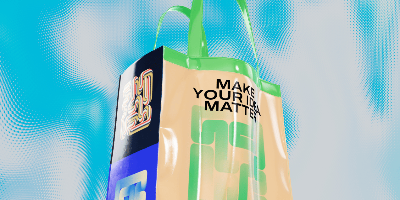 ProVisual — Plastic Shopping Bag 3D mockup