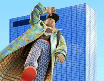 ProVisual —  Stylized Character with Sack 3D mockup and 3D model - explore every detail and customize online now