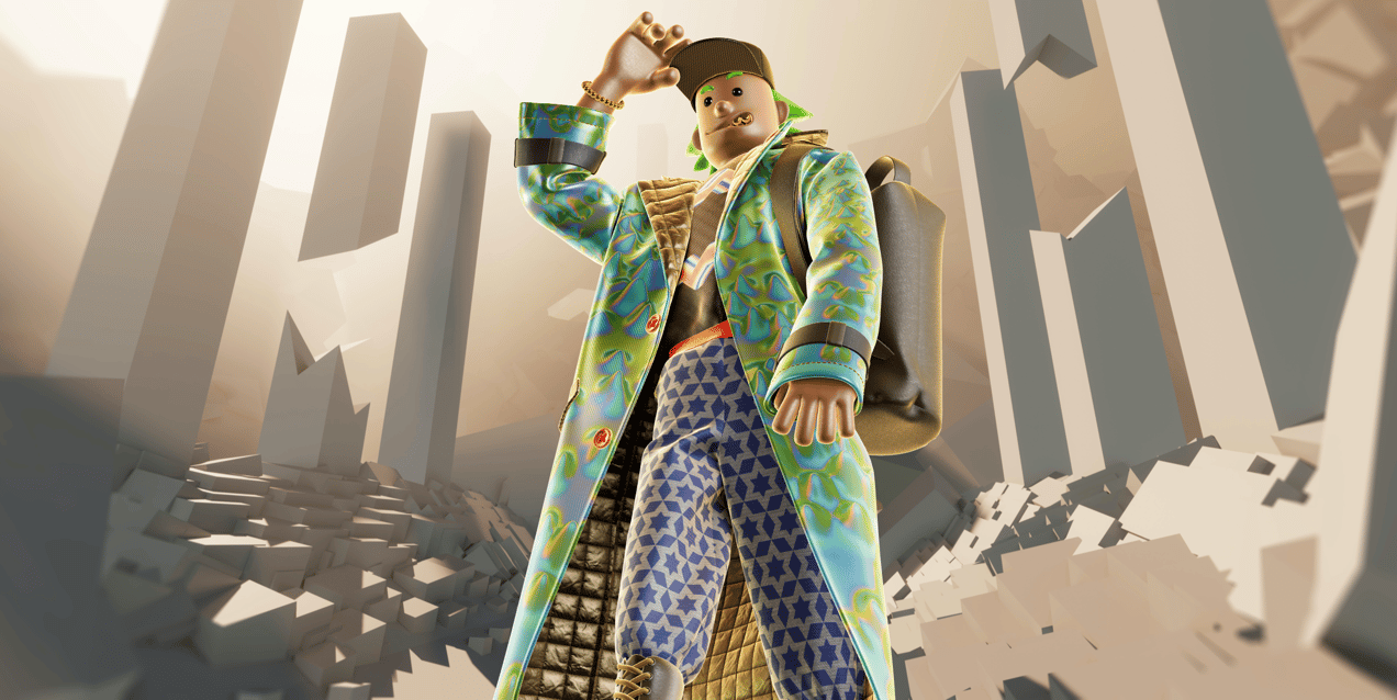 ProVisual — Stylized Character with Sack 3D mockup