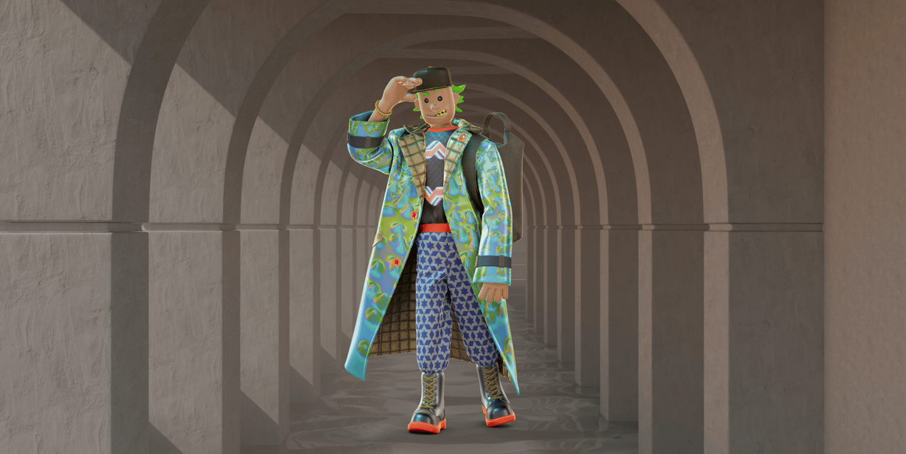ProVisual —  Stylized Character with Sack 3D mockup and 3D model - explore every detail and customize online now