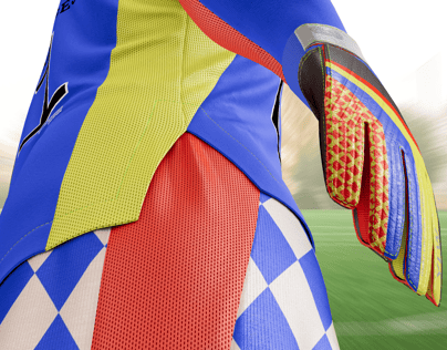 ProVisual — Men’s Full Soccer Goalkeeper Kit 3D mockup and 3D model - customize online